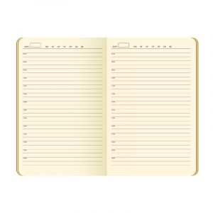 Ежедневник River side недатированный, бежевый/голубой